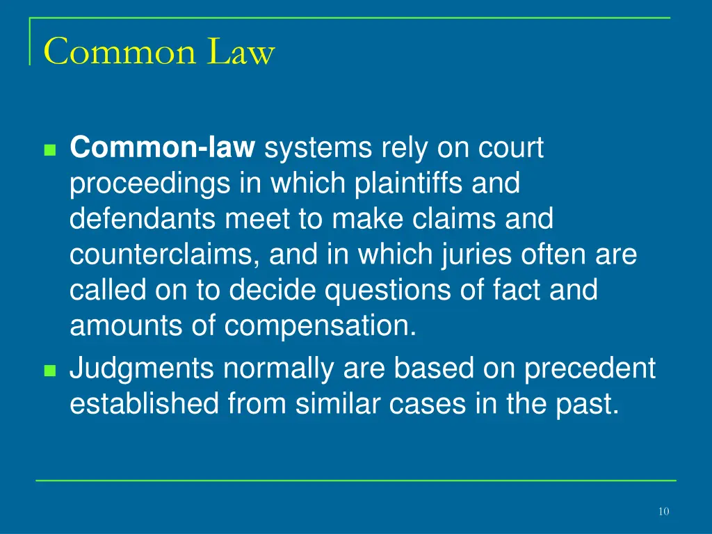 common law