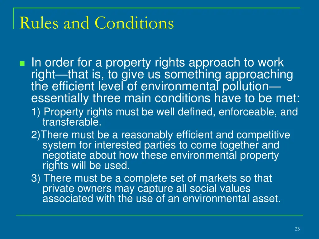 rules and conditions