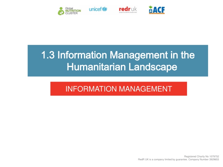 1 3 information management in the 1 3 information