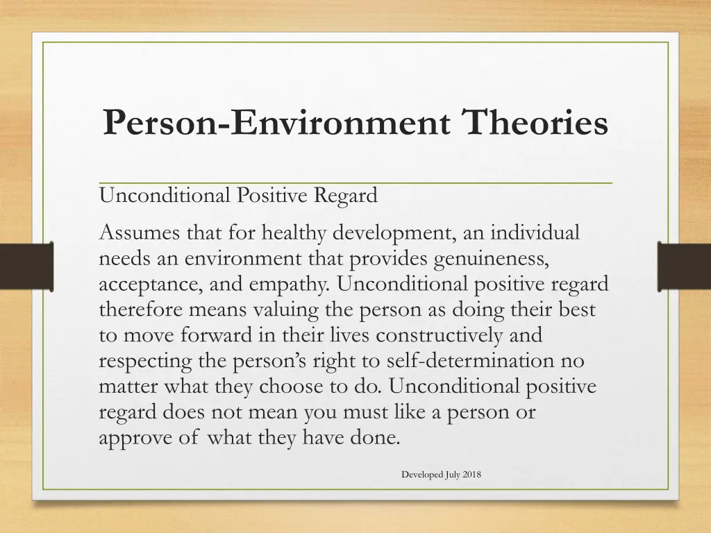 person environment theories 3