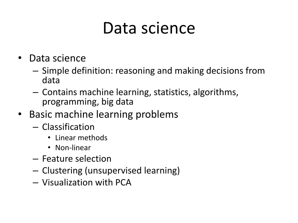 data science