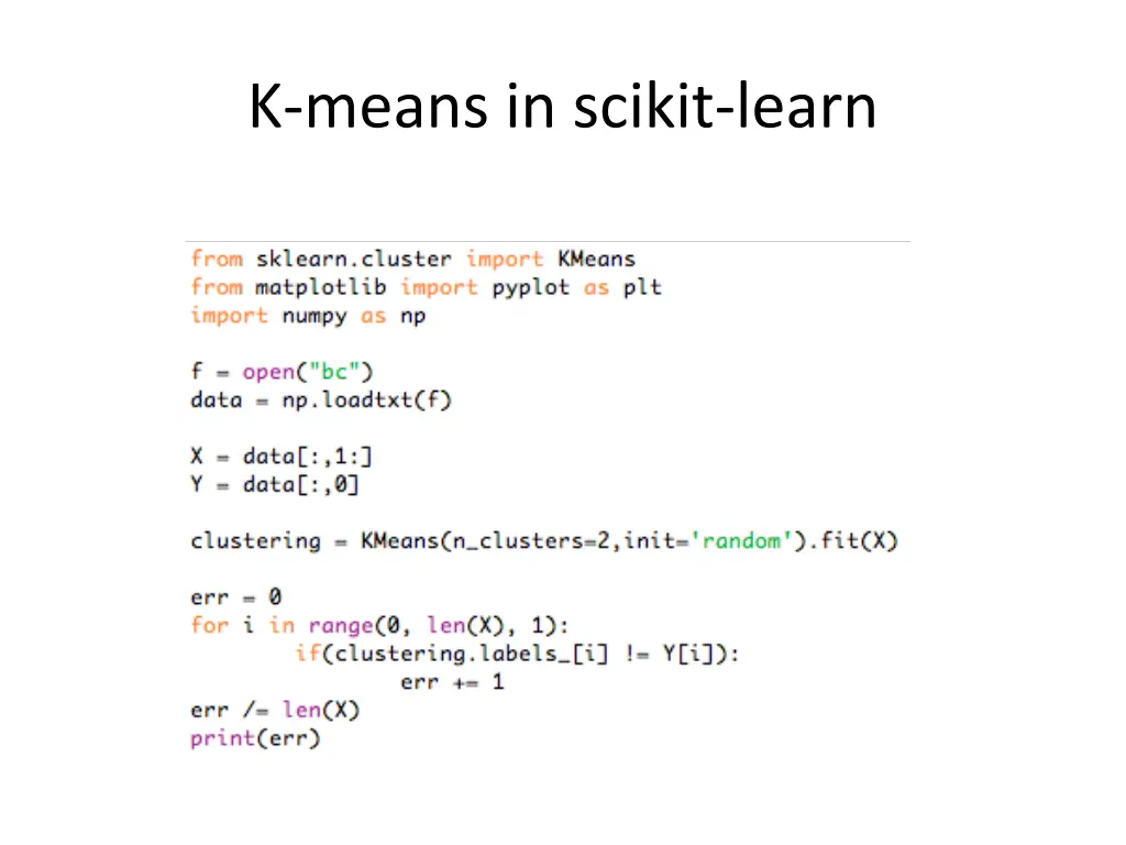 k means in scikit learn