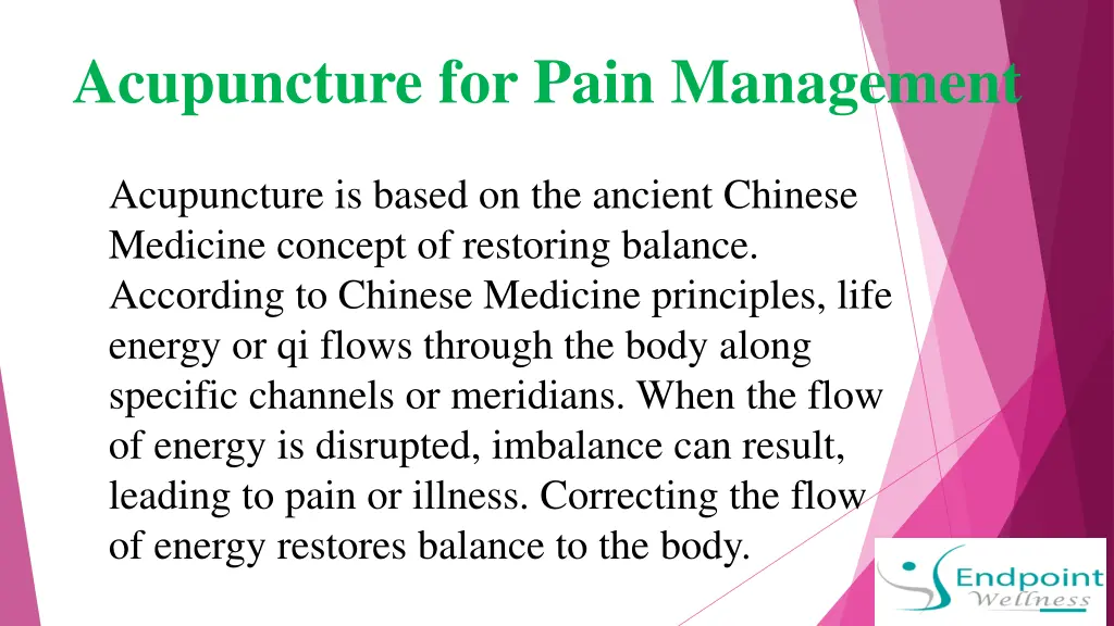 acupuncture for pain management