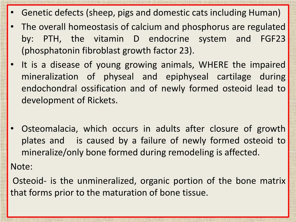 genetic defects sheep pigs and domestic cats