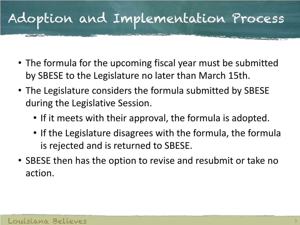 adoption and implementation process