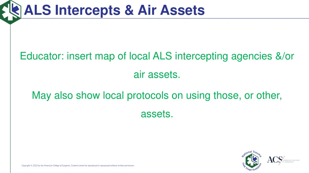 als intercepts air assets