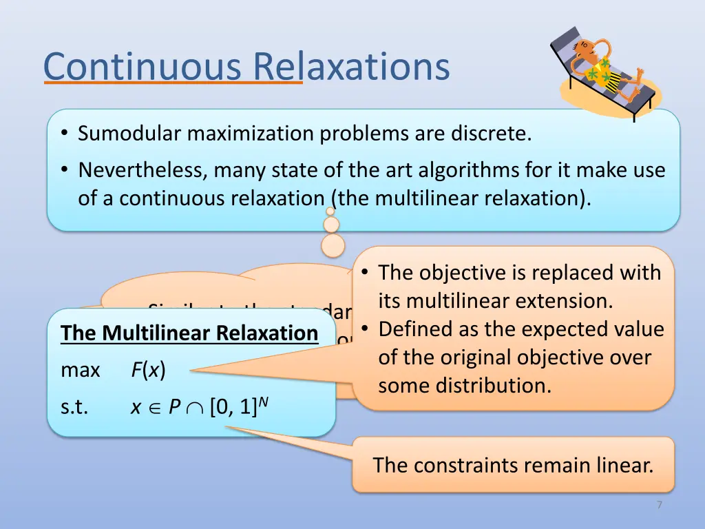 continuous relaxations