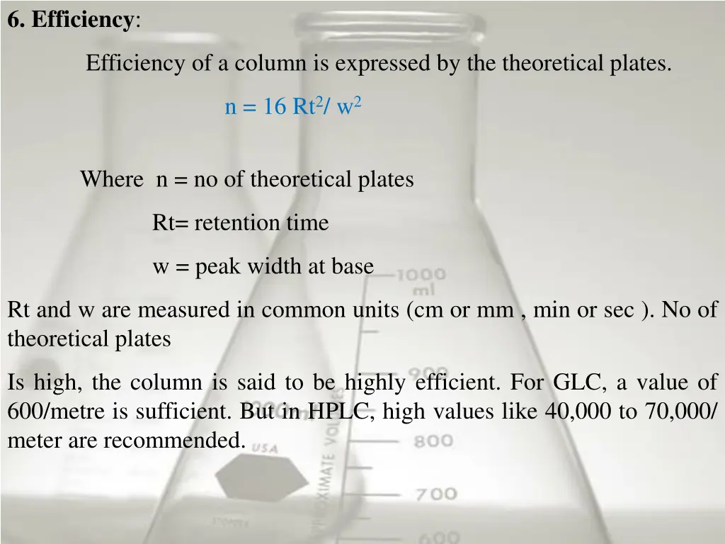 6 efficiency