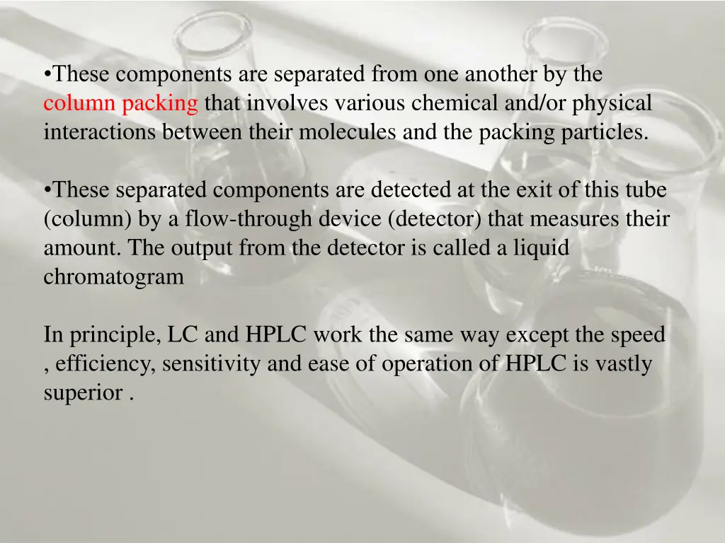 these components are separated from one another