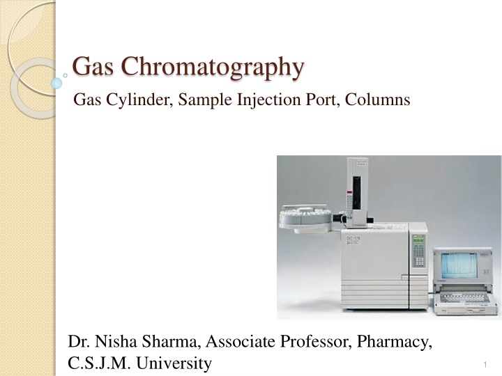 gas chromatography gas cylinder sample injection