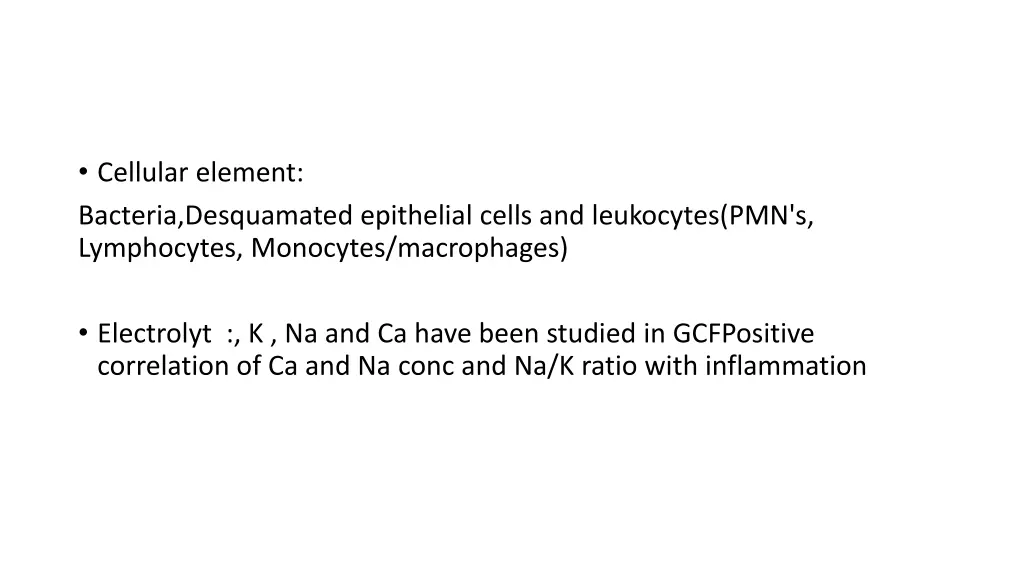 cellular element bacteria desquamated epithelial