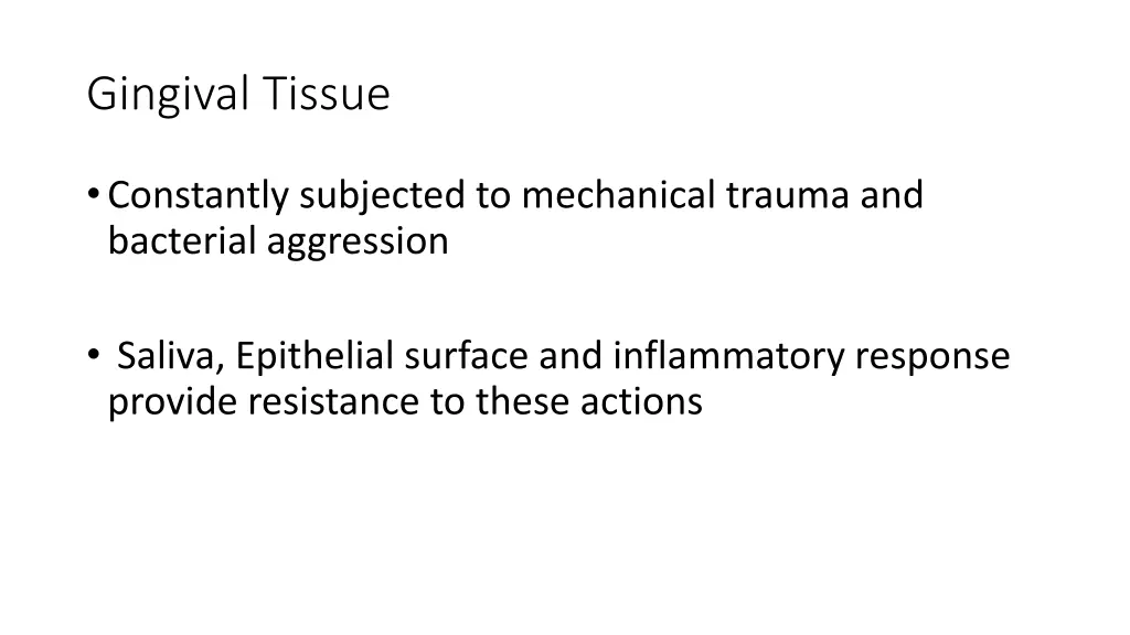 gingival tissue