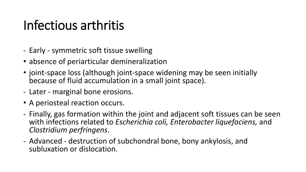 infectious arthritis infectious arthritis 1