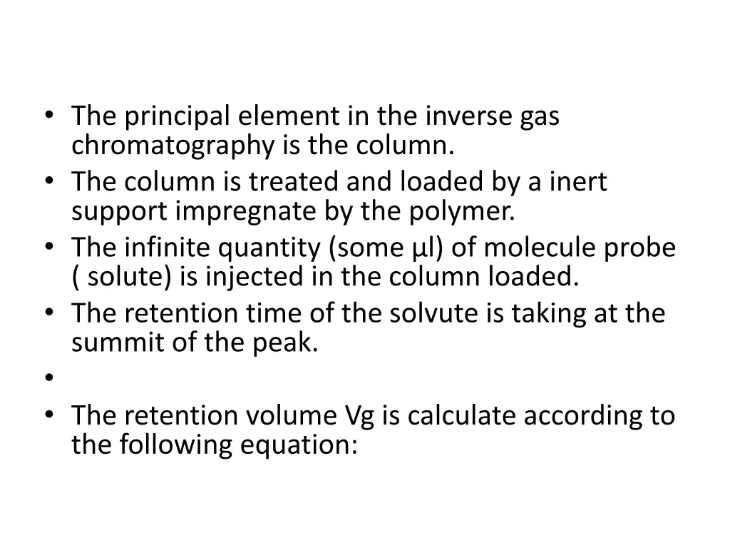 the principal element in the inverse