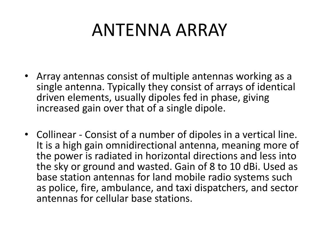 antenna array