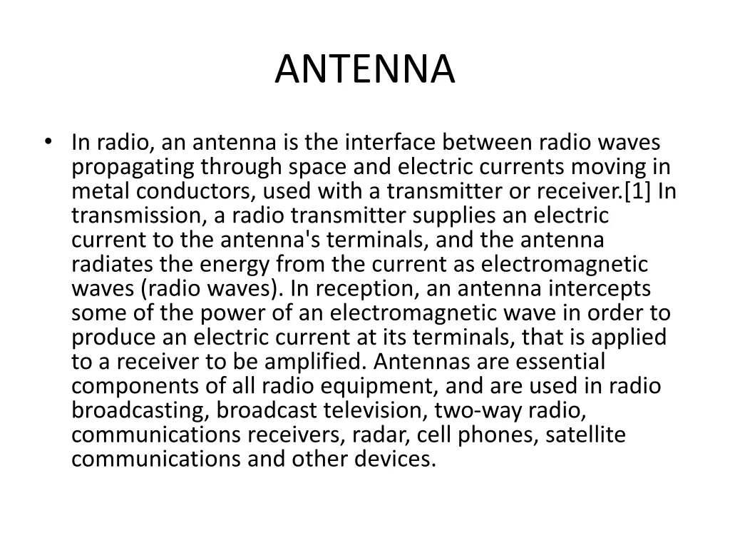 antenna