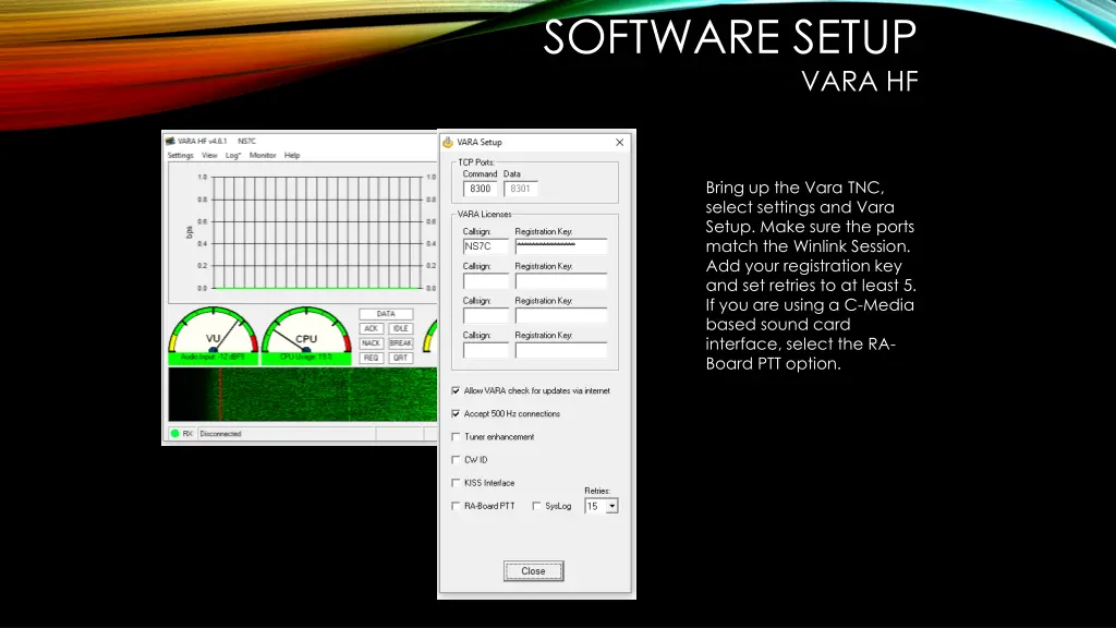 software setup 2