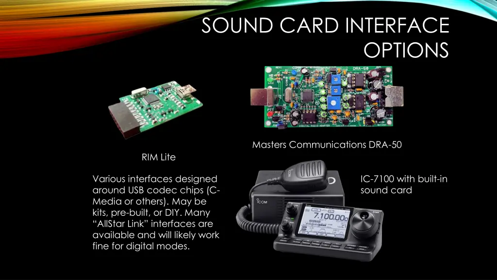 sound card interface 1