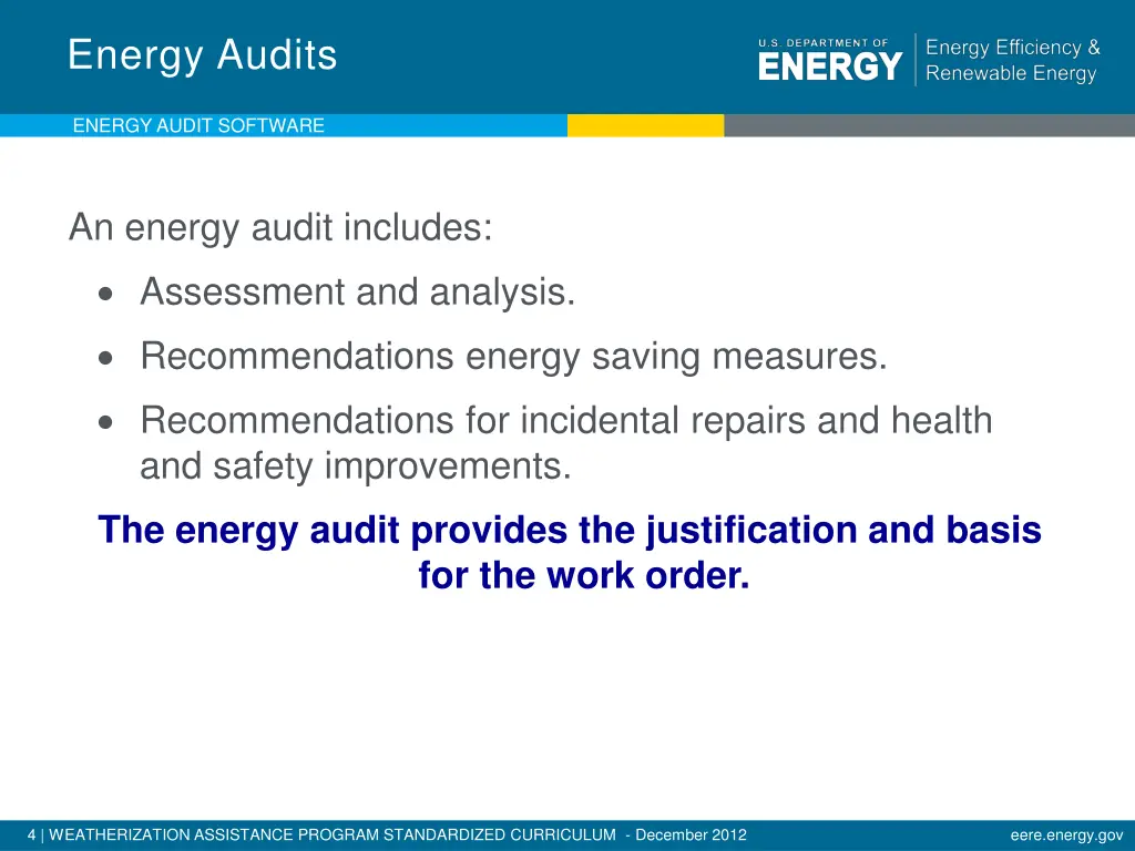 energy audits