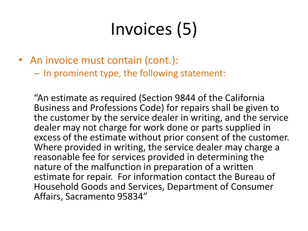 invoices 5