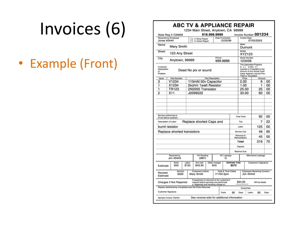 invoices 6