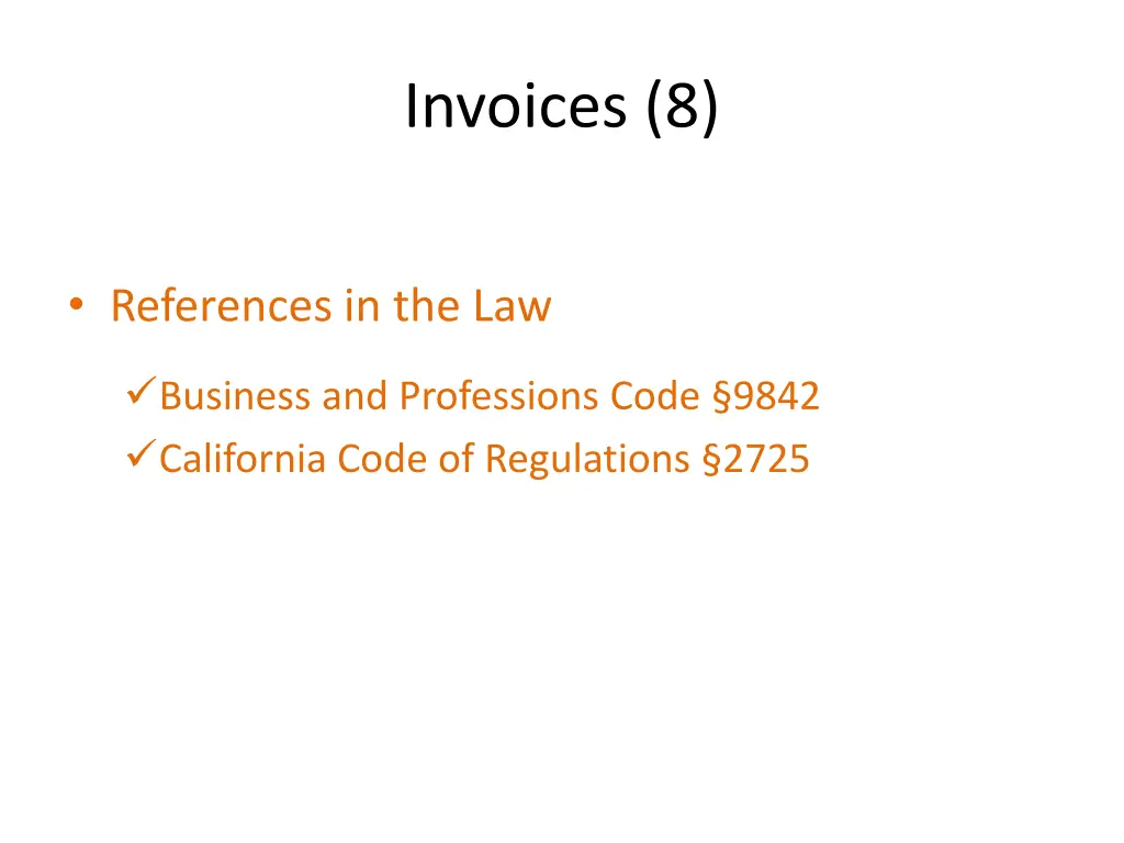 invoices 8