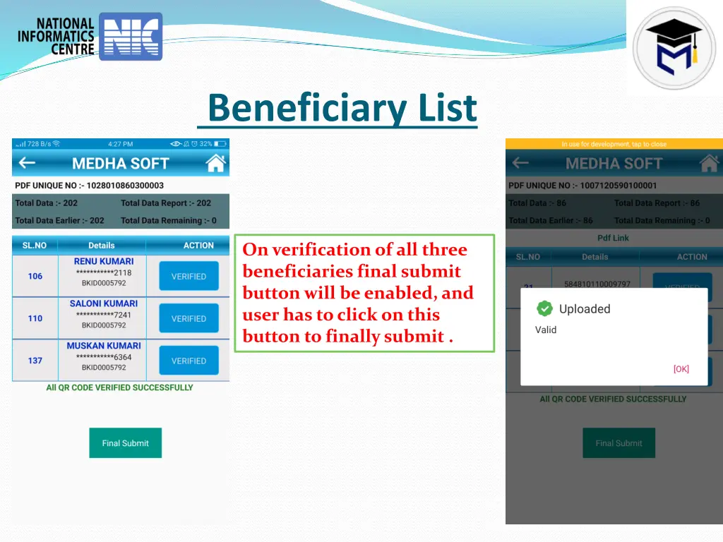 beneficiary list 2