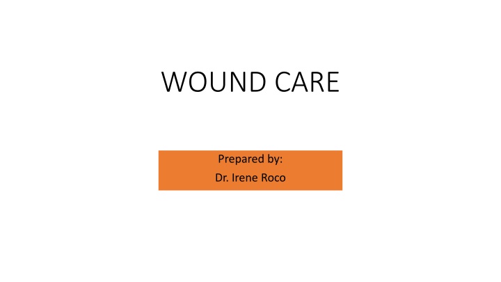 wound care