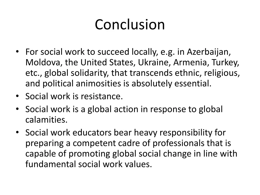 conclusion