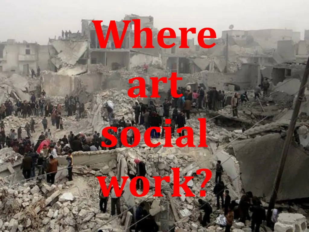 where art social work