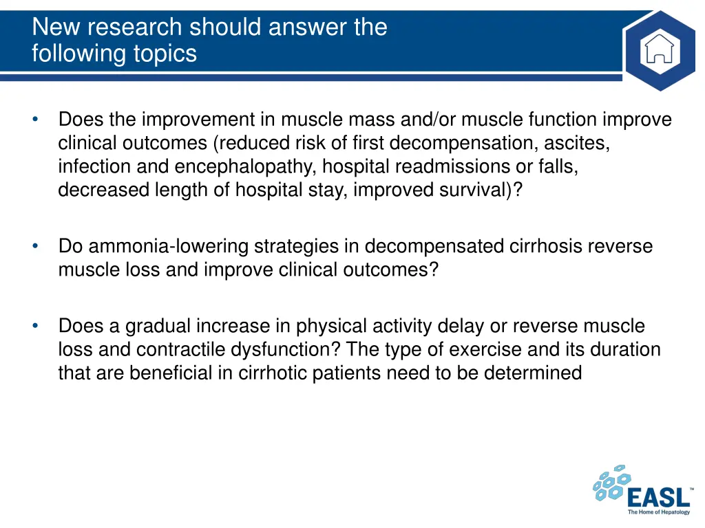 new research should answer the following topics