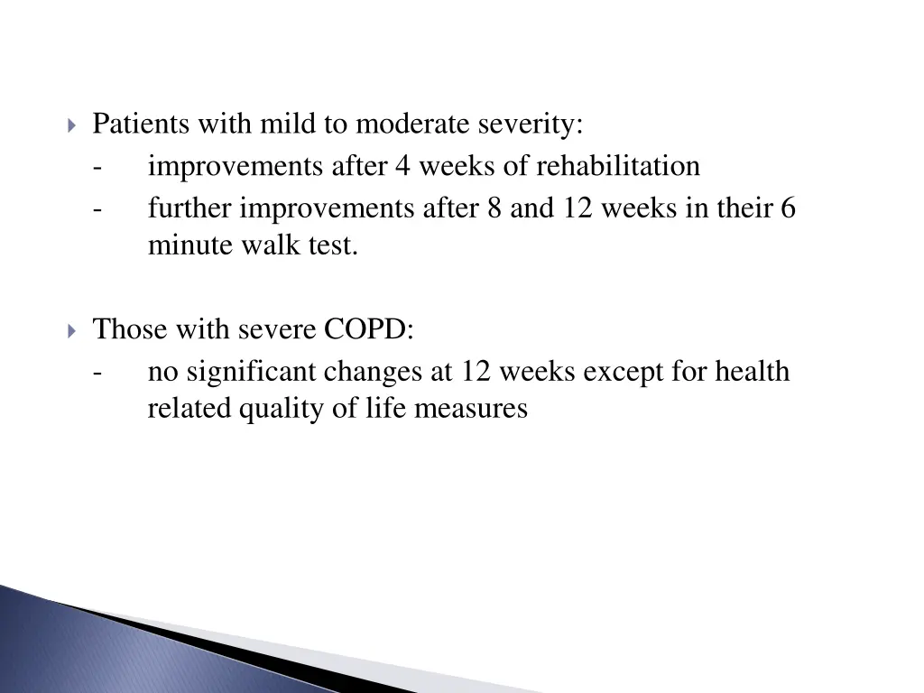 patients with mild to moderate severity