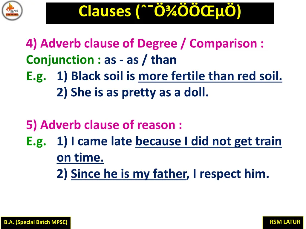 clauses 8