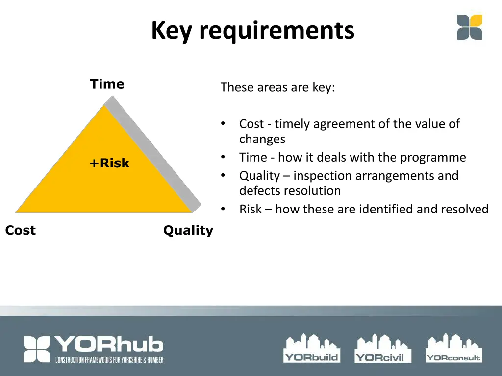 key requirements