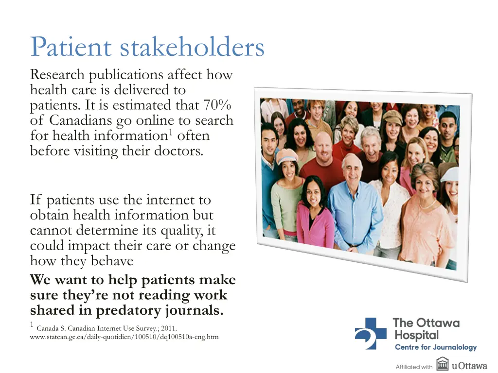 patient stakeholders research publications affect