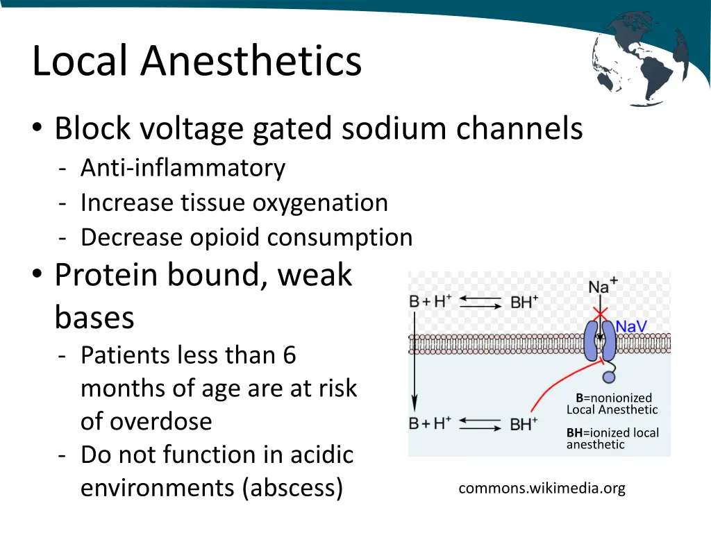 local anesthetics