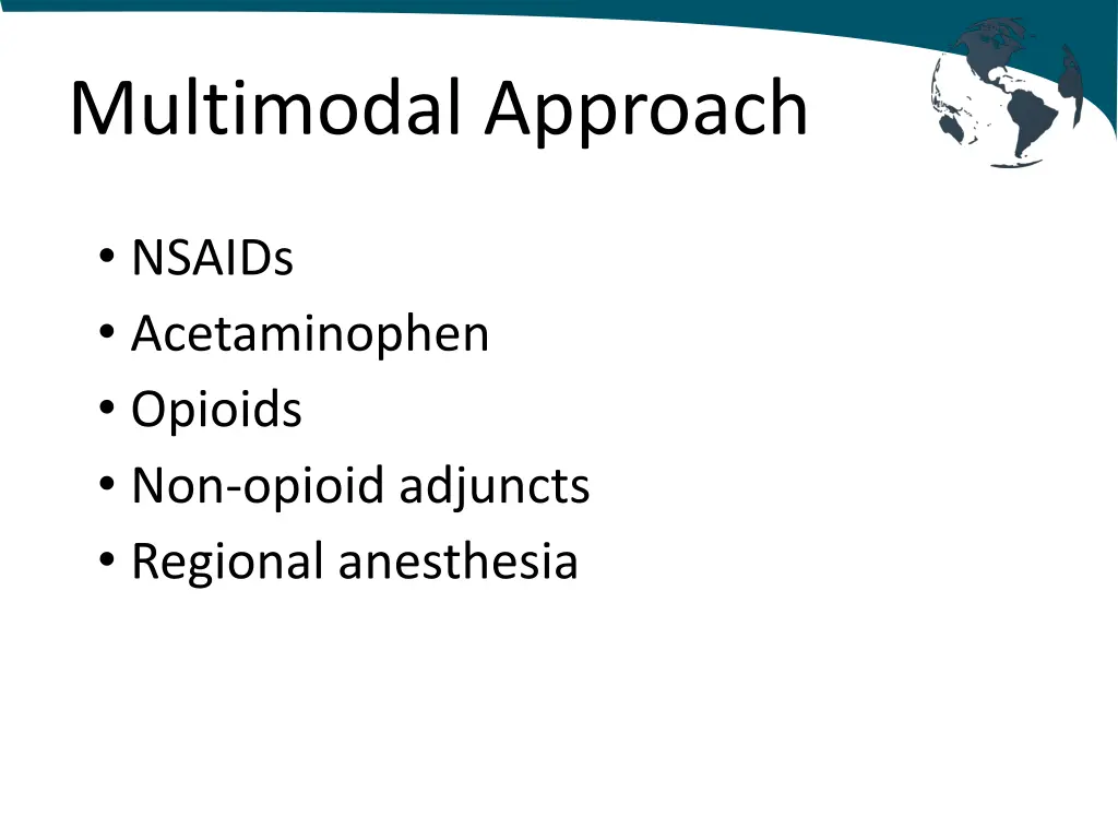 multimodal approach