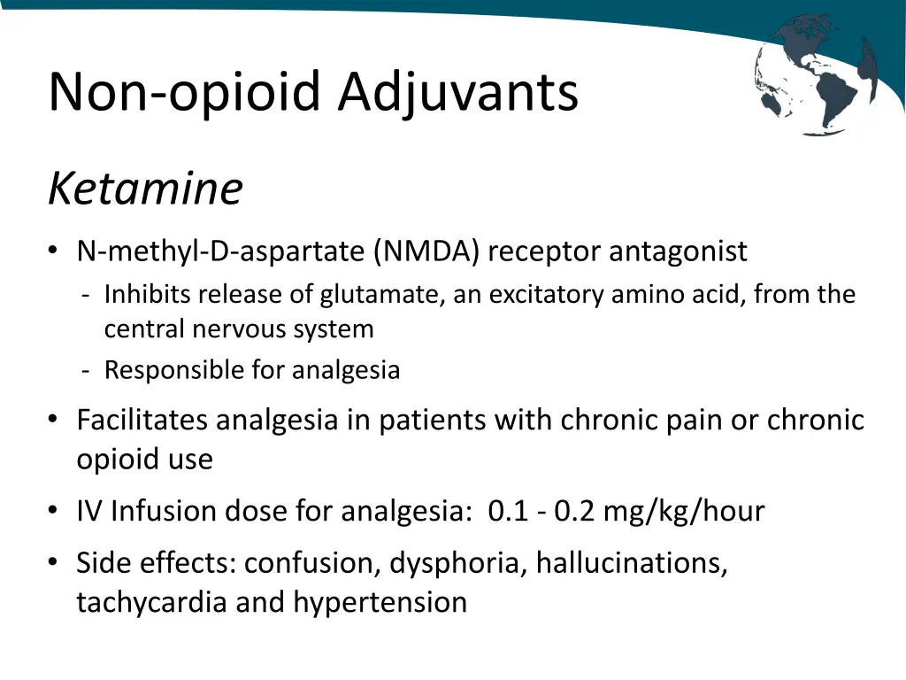 non opioid adjuvants 1