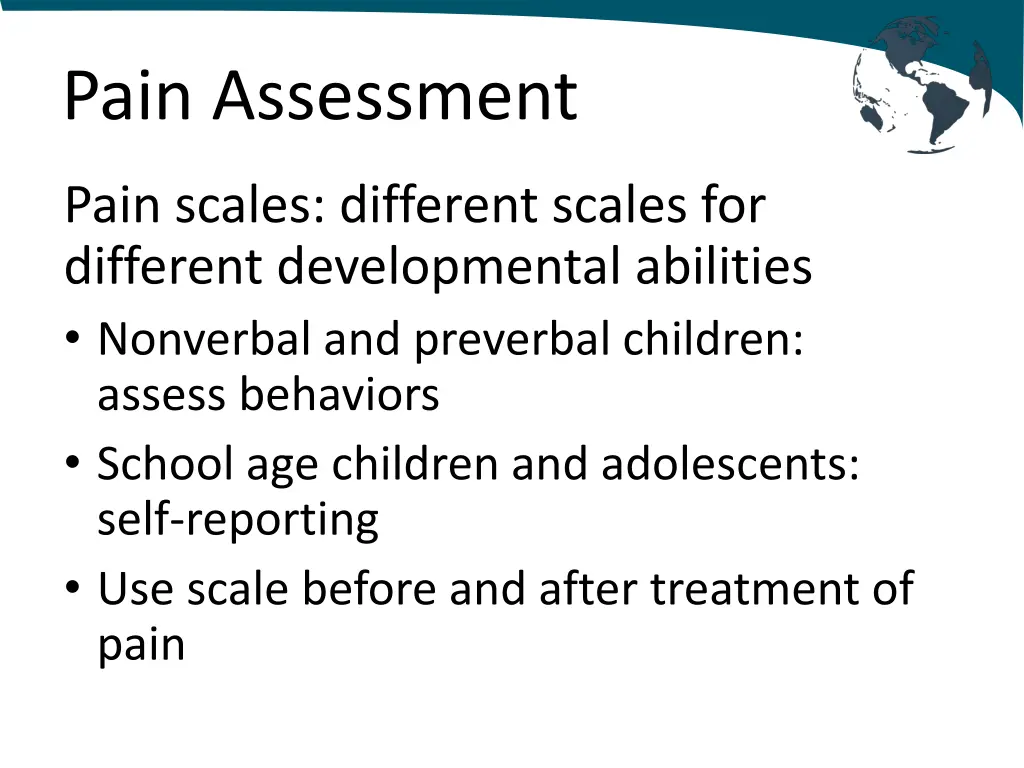 pain assessment