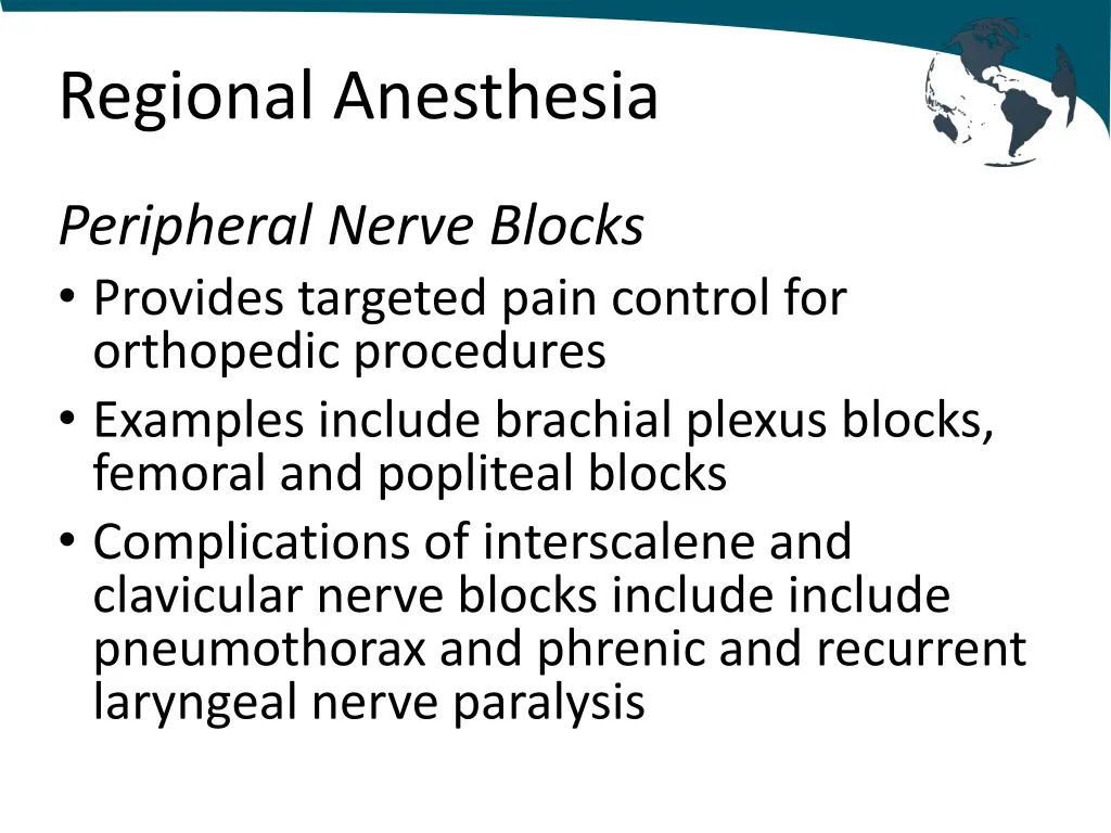 regional anesthesia 2