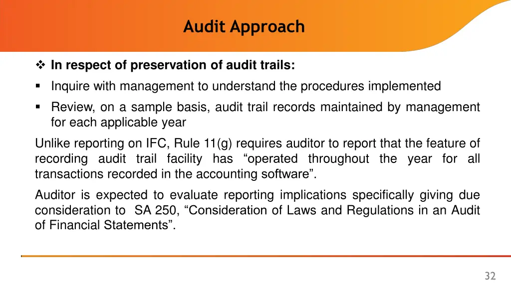 audit approach 6