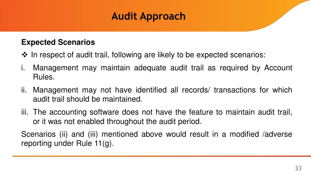 audit approach 7