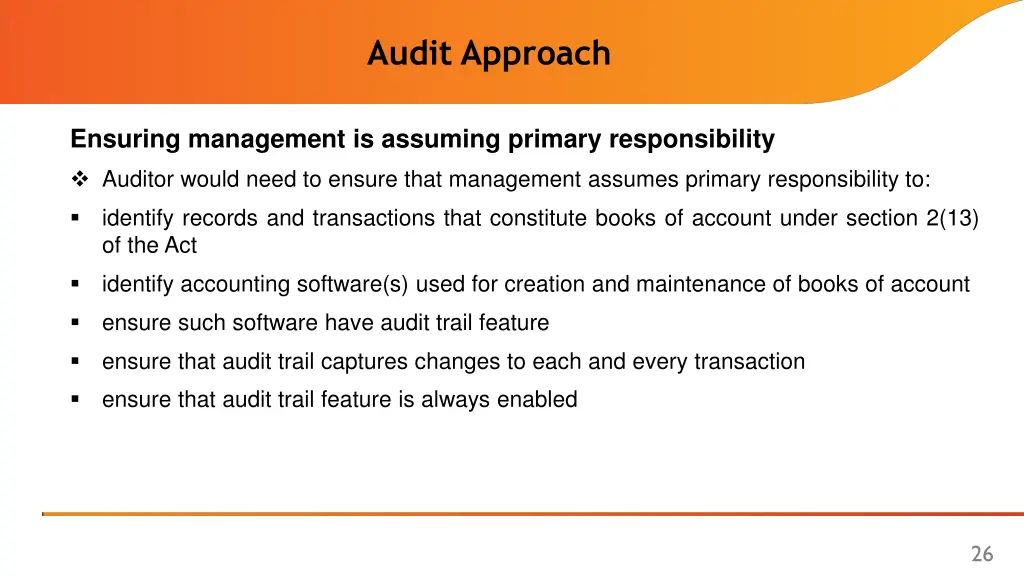 audit approach