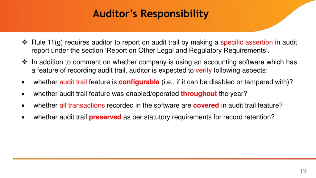 auditor s responsibility