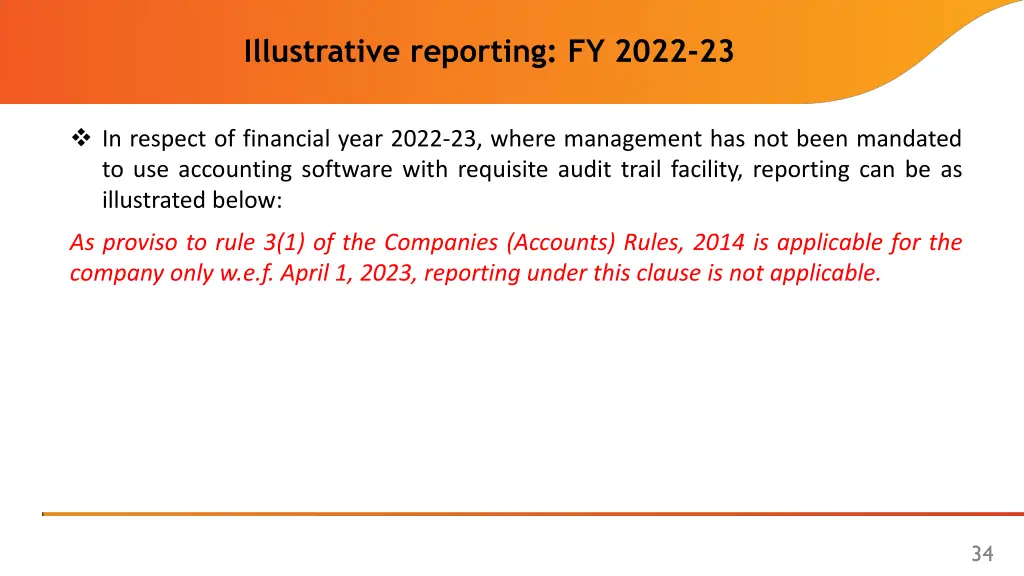 illustrative reporting fy 2022 23