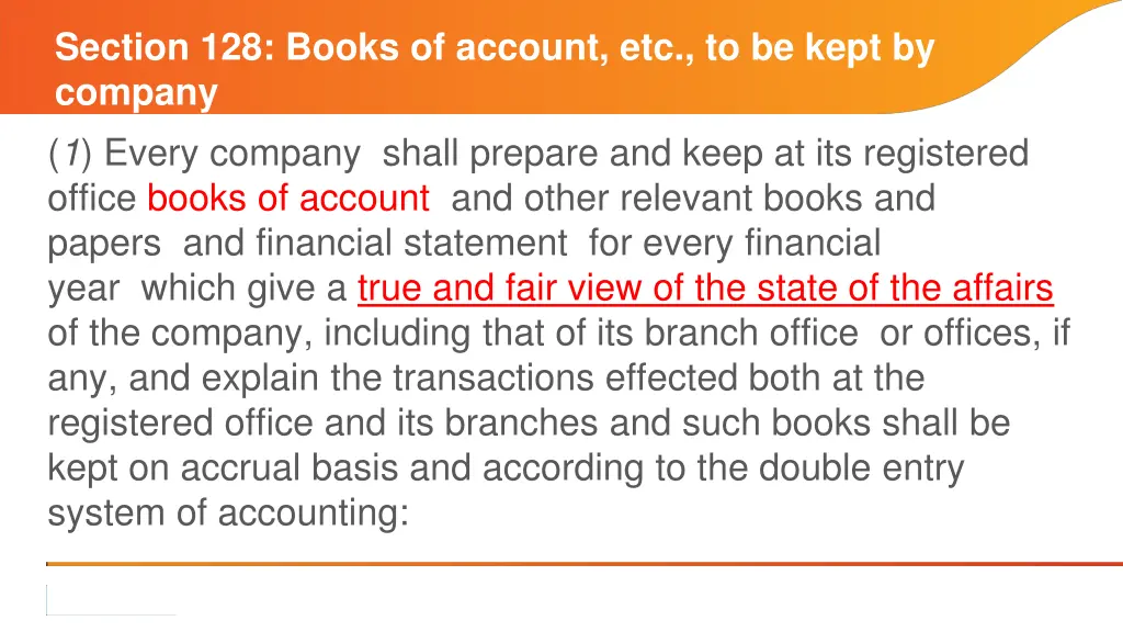 section 128 books of account etc to be kept