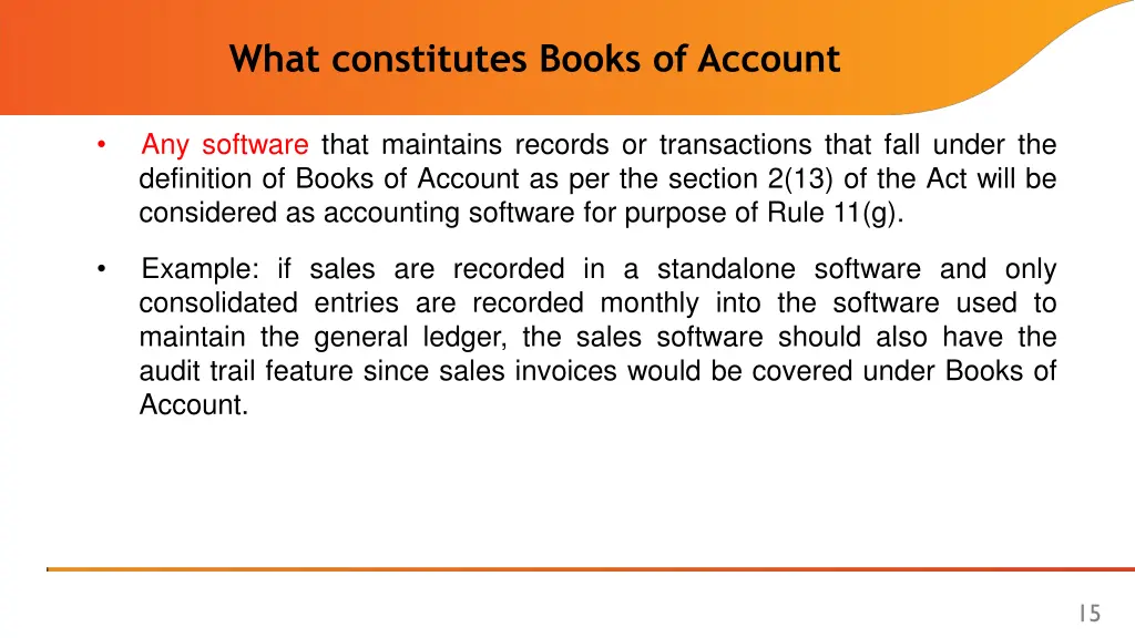 what constitutes books of account 1