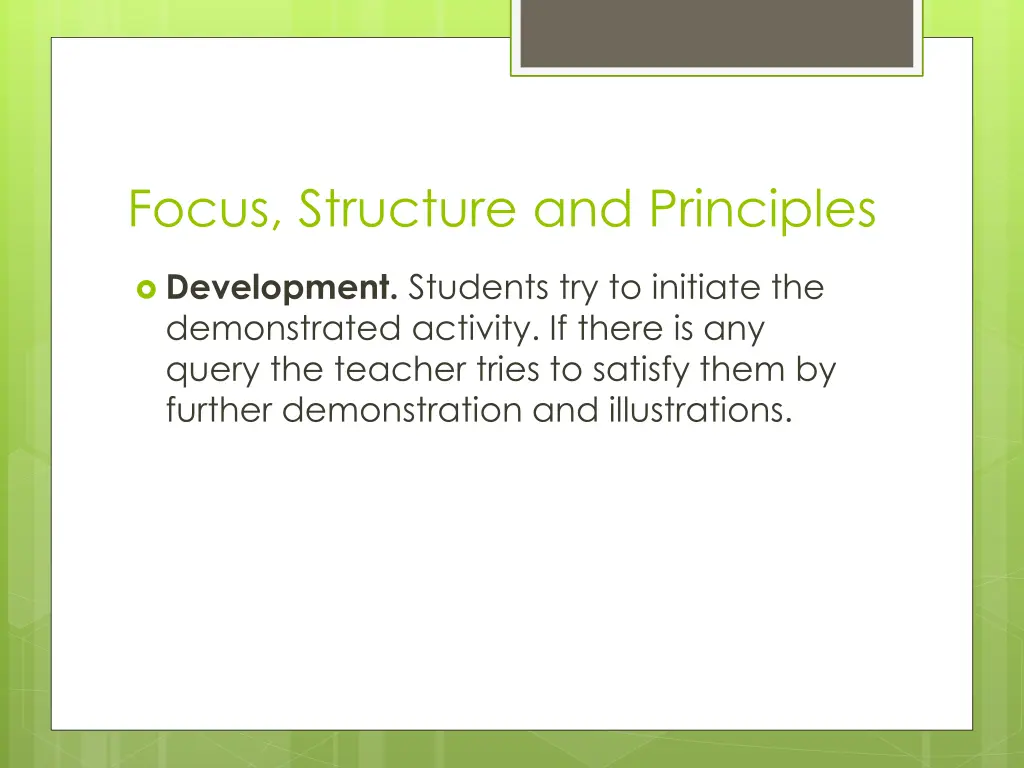 focus structure and principles 2