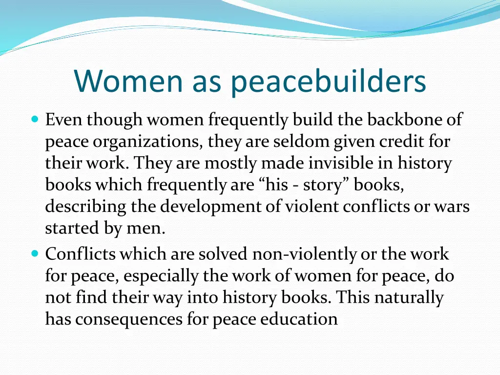 women as peacebuilders 1