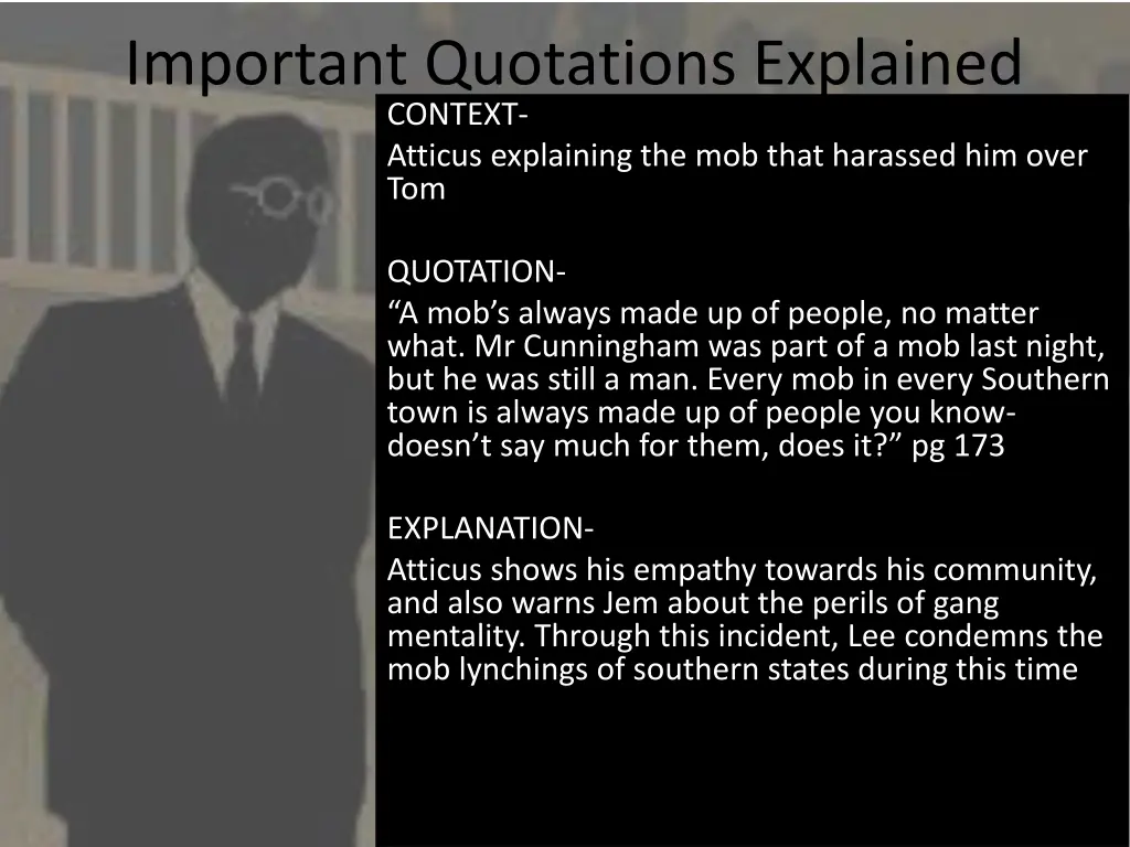 important quotations explained context atticus